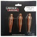 Lincoln Electric 3Pc Series 1 Cut Tips KH406